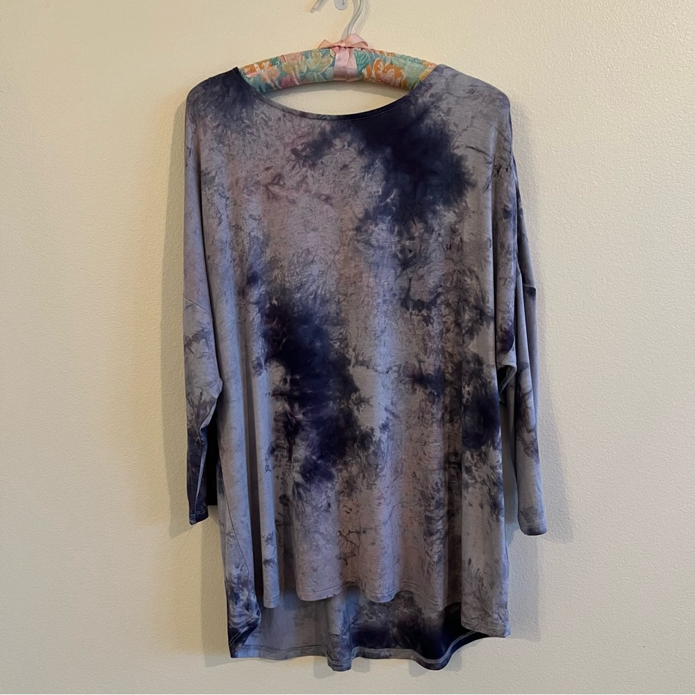 AJ My Amelia James Tie Dye Long Sleeve Top